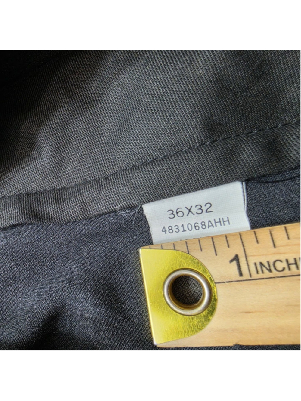 Polo Ralph Lauren Pants Mens 36x32 Gray Wool Blend Lined Dress Trouser Slacks - Picture 4 of 7